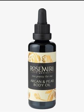 Rosemira Organics Organic Argan and Pear Body Oil 1.7oz BNWT Sealed